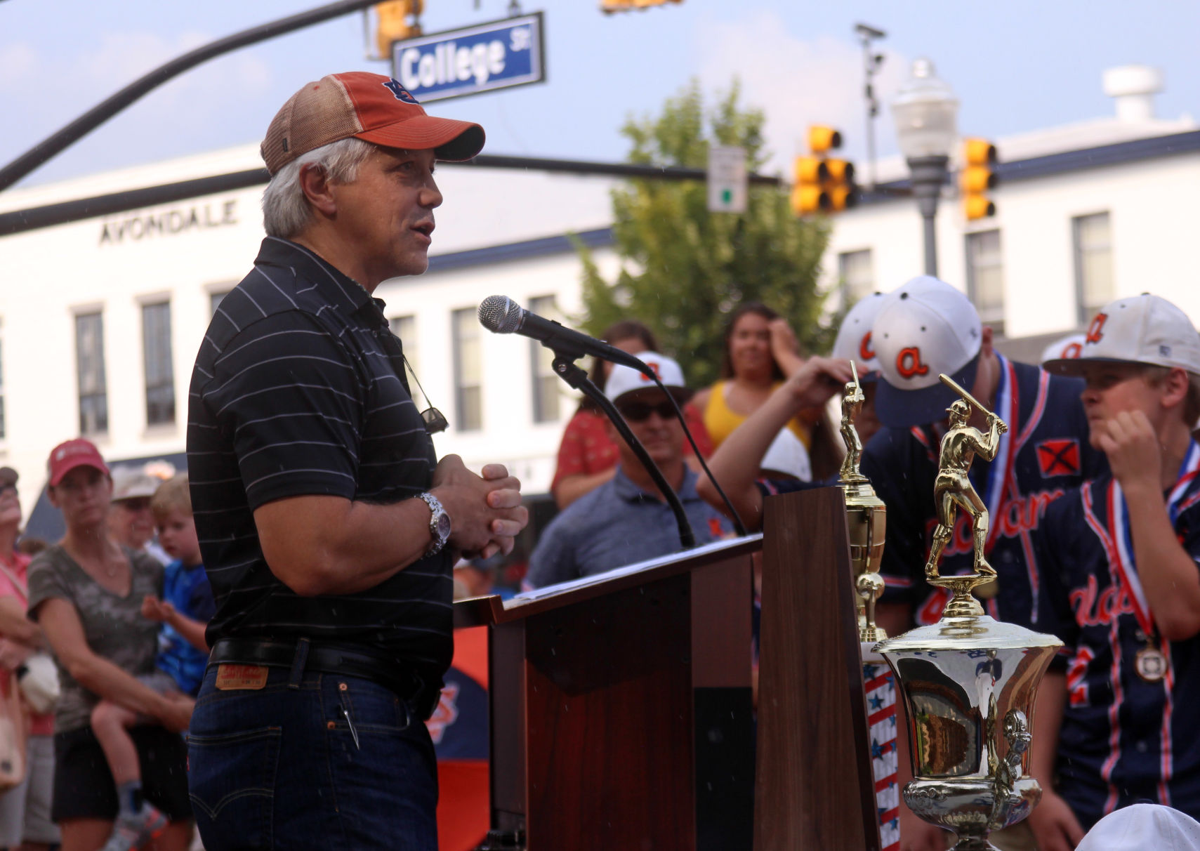 Auburn Orange Dixie Youth Baseball World Series champion celebration